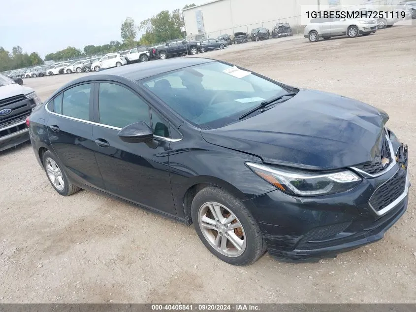 2017 Chevrolet Cruze Lt Auto VIN: 1G1BE5SM2H7251119 Lot: 40405841