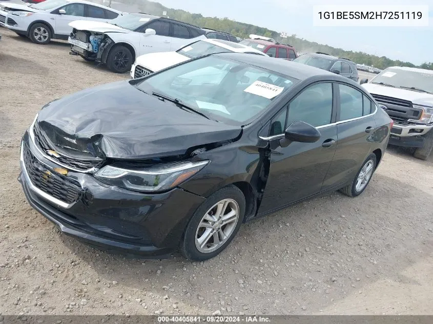 2017 Chevrolet Cruze Lt Auto VIN: 1G1BE5SM2H7251119 Lot: 40405841