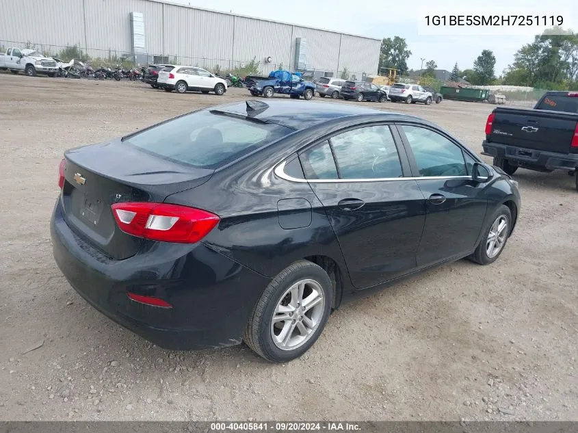 1G1BE5SM2H7251119 2017 Chevrolet Cruze Lt Auto