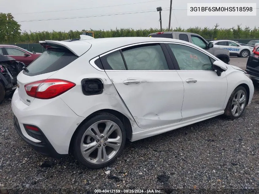 3G1BF6SM0HS518598 2017 Chevrolet Cruze Premier Auto