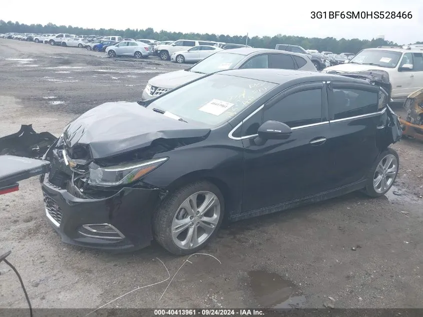 2017 Chevrolet Cruze Premier VIN: 3G1BF6SM0HS528466 Lot: 40413961