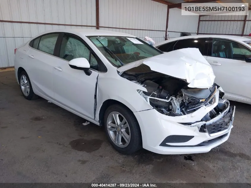 1G1BE5SM5H7100193 2017 Chevrolet Cruze Lt Auto