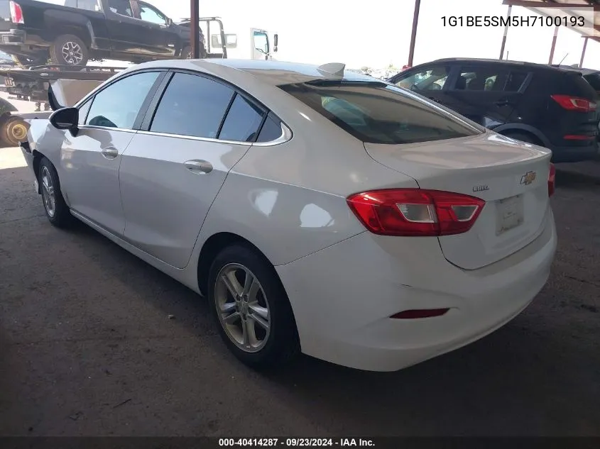 1G1BE5SM5H7100193 2017 Chevrolet Cruze Lt Auto