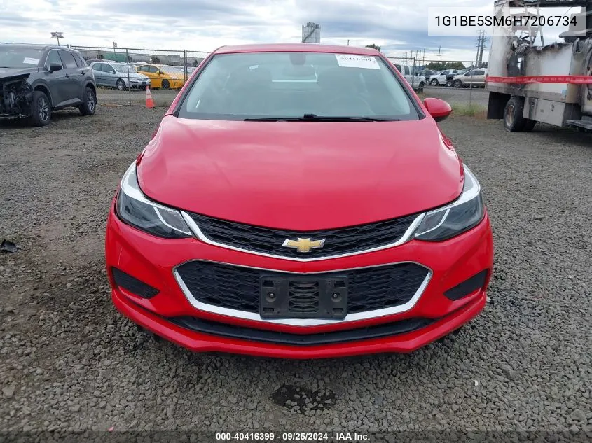 2017 Chevrolet Cruze Lt Auto VIN: 1G1BE5SM6H7206734 Lot: 40416399