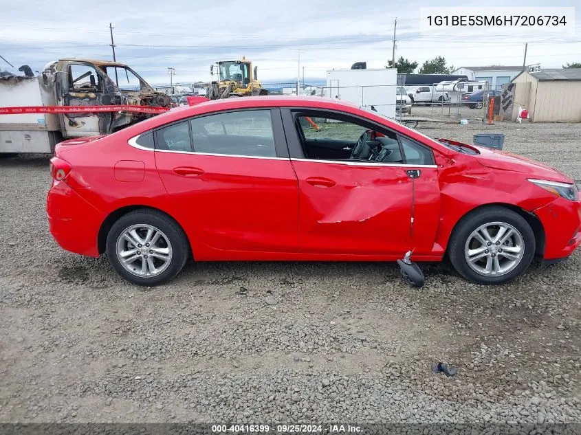 1G1BE5SM6H7206734 2017 Chevrolet Cruze Lt Auto