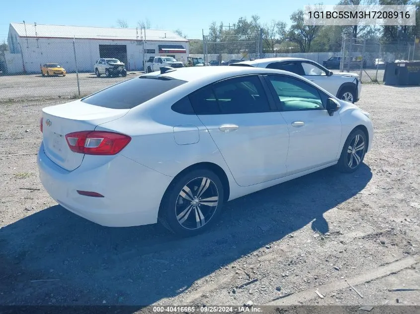 1G1BC5SM3H7208916 2017 Chevrolet Cruze Ls Auto