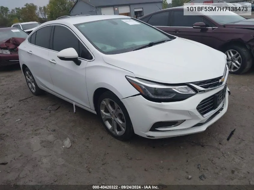 1G1BF5SM7H7138473 2017 Chevrolet Cruze Premier