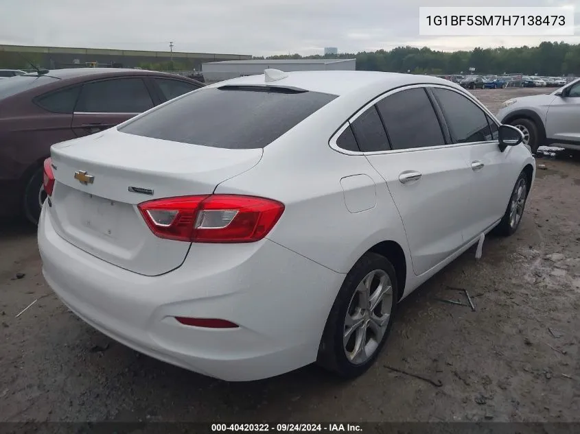 1G1BF5SM7H7138473 2017 Chevrolet Cruze Premier