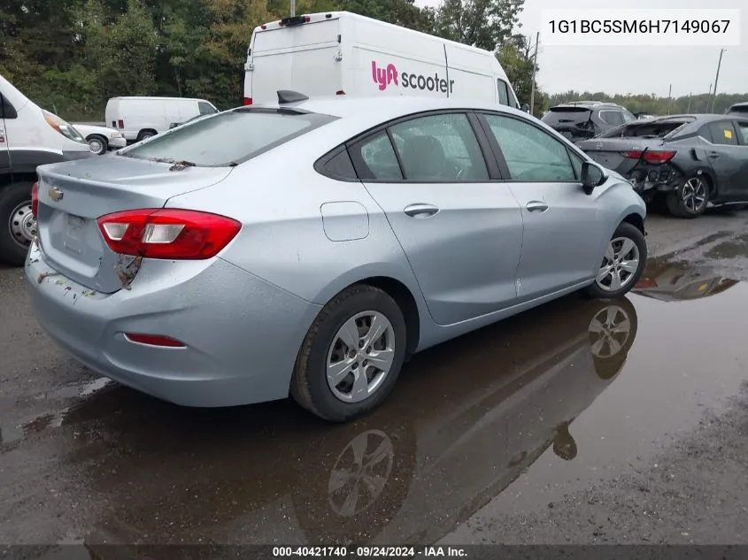 1G1BC5SM6H7149067 2017 Chevrolet Cruze Ls Auto