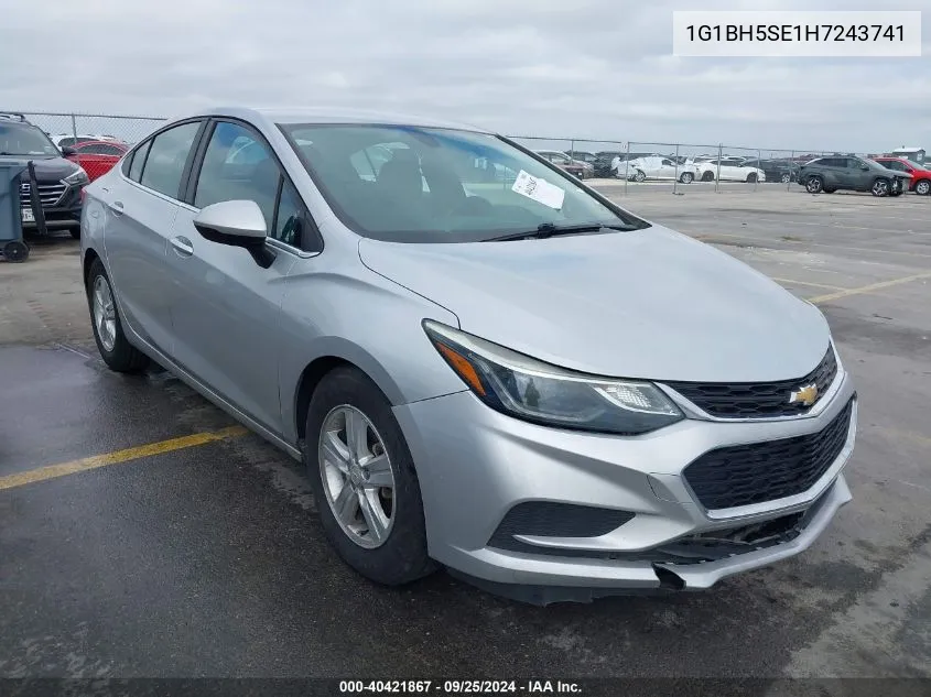 2017 Chevrolet Cruze Lt Auto VIN: 1G1BH5SE1H7243741 Lot: 40421867