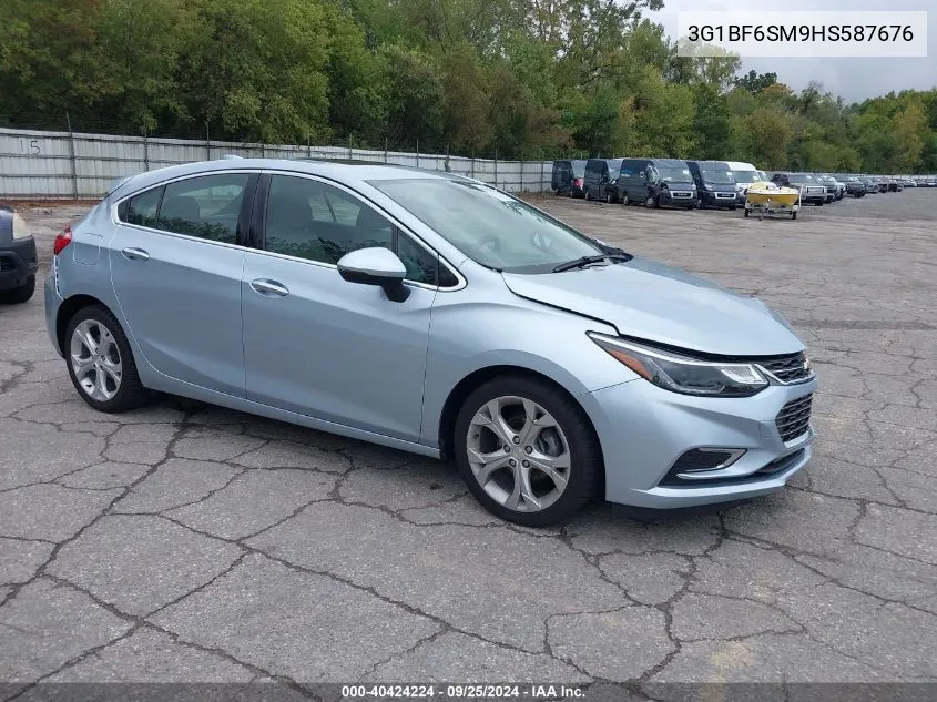 2017 Chevrolet Cruze Premier Auto VIN: 3G1BF6SM9HS587676 Lot: 40424224