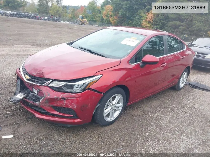 1G1BE5SMXH7131889 2017 Chevrolet Cruze Lt Auto