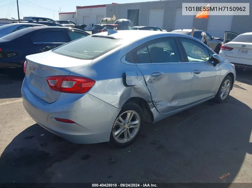 2017 Chevrolet Cruze Lt Auto VIN: 1G1BE5SM1H7150962 Lot: 40428018