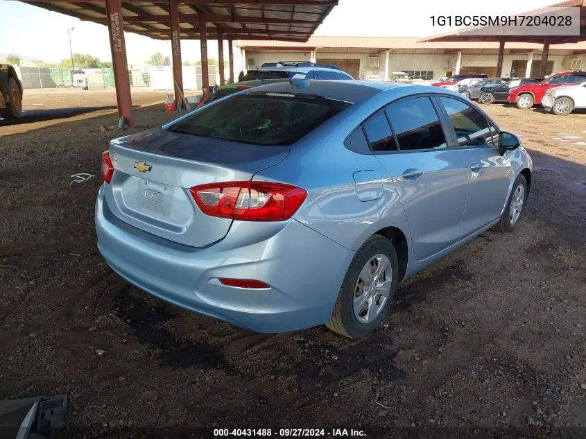 1G1BC5SM9H7204028 2017 Chevrolet Cruze Ls Auto