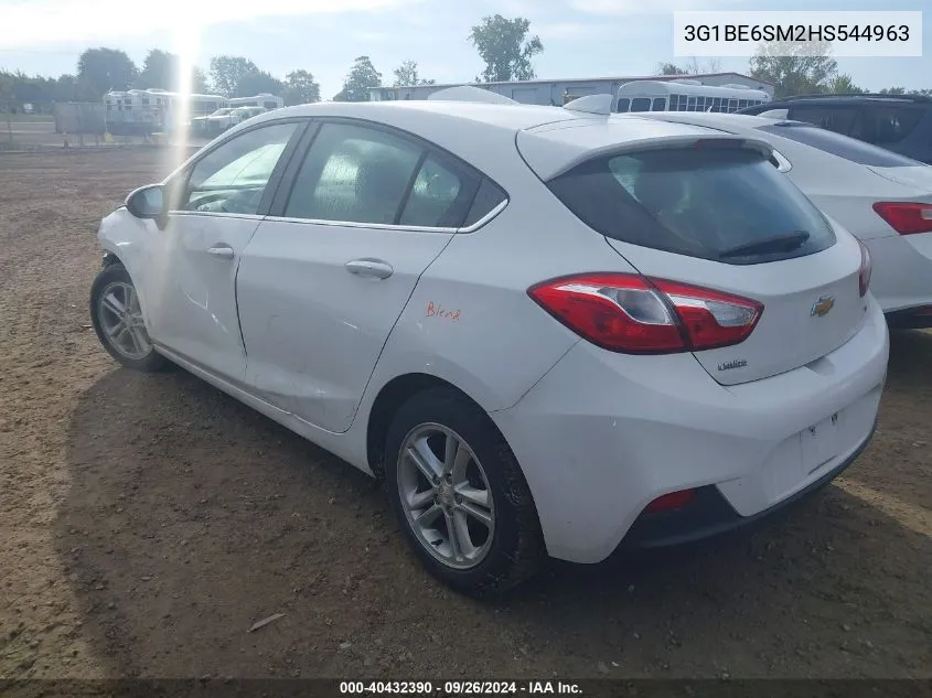 2017 Chevrolet Cruze Lt VIN: 3G1BE6SM2HS544963 Lot: 40432390