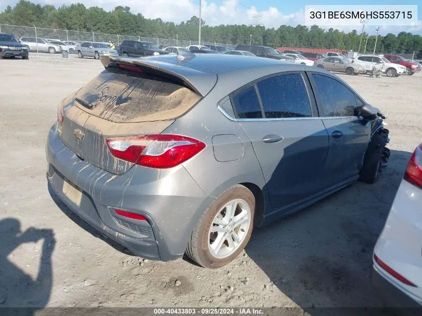 3G1BE6SM6HS553715 2017 Chevrolet Cruze Lt Auto