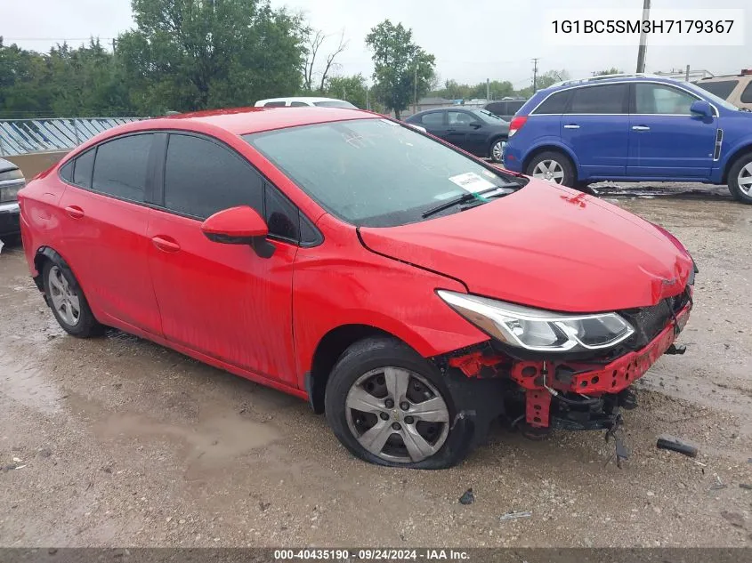 1G1BC5SM3H7179367 2017 Chevrolet Cruze Ls Auto