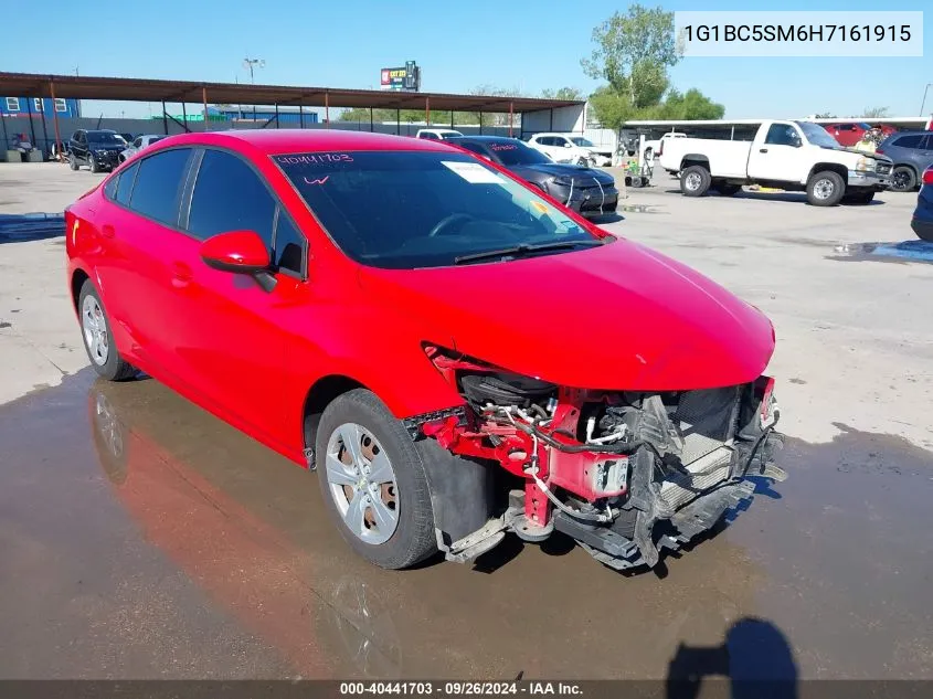 2017 Chevrolet Cruze Ls Auto VIN: 1G1BC5SM6H7161915 Lot: 40441703