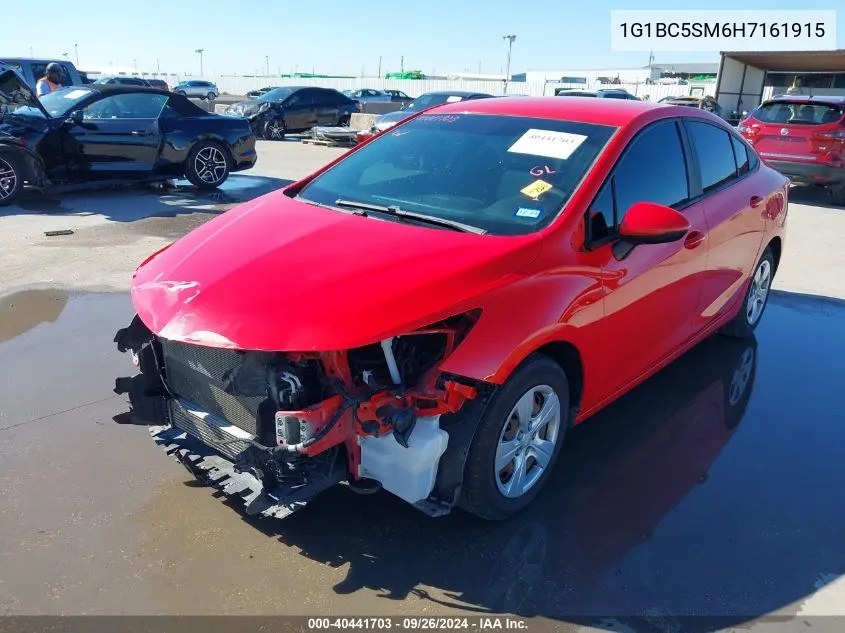 2017 Chevrolet Cruze Ls Auto VIN: 1G1BC5SM6H7161915 Lot: 40441703