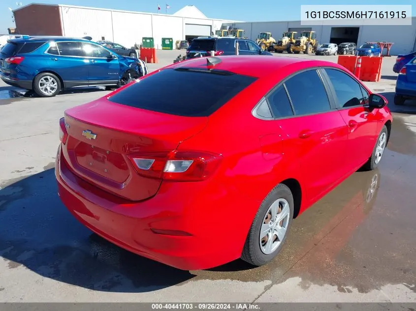 2017 Chevrolet Cruze Ls Auto VIN: 1G1BC5SM6H7161915 Lot: 40441703