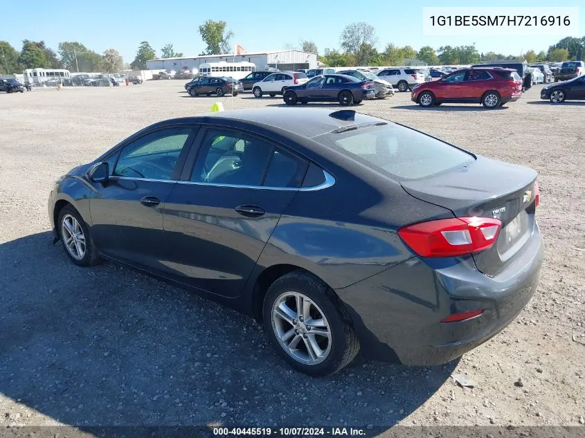 2017 Chevrolet Cruze Lt Auto VIN: 1G1BE5SM7H7216916 Lot: 40445519