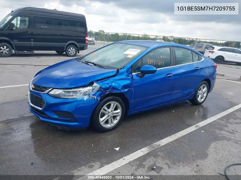 2017 Chevrolet Cruze Lt Auto VIN: 1G1BE5SM7H7209755 Lot: 40445803