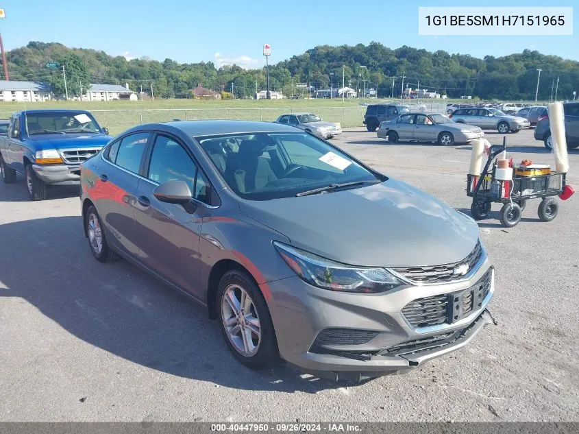 2017 Chevrolet Cruze Lt Auto VIN: 1G1BE5SM1H7151965 Lot: 40447950