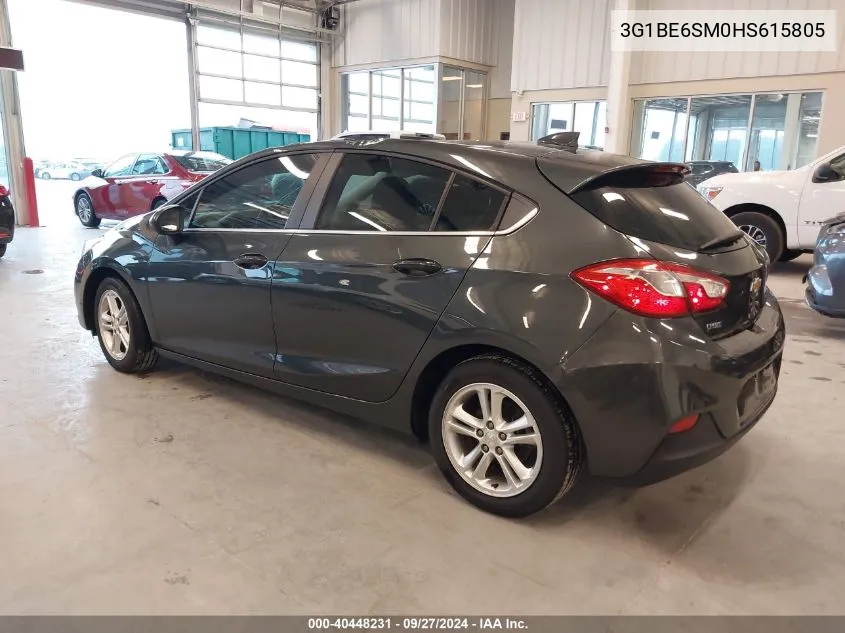 3G1BE6SM0HS615805 2017 Chevrolet Cruze Lt Auto