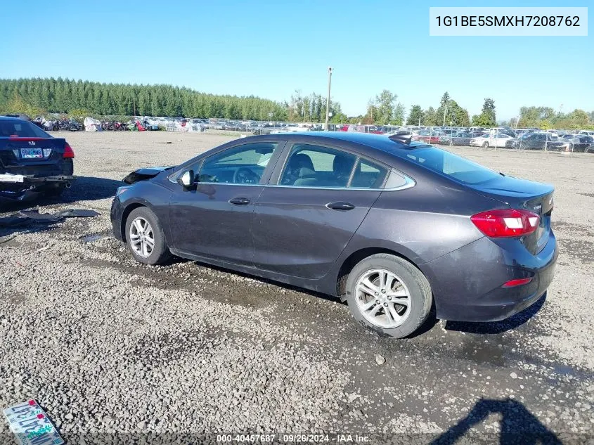 1G1BE5SMXH7208762 2017 Chevrolet Cruze Lt Auto