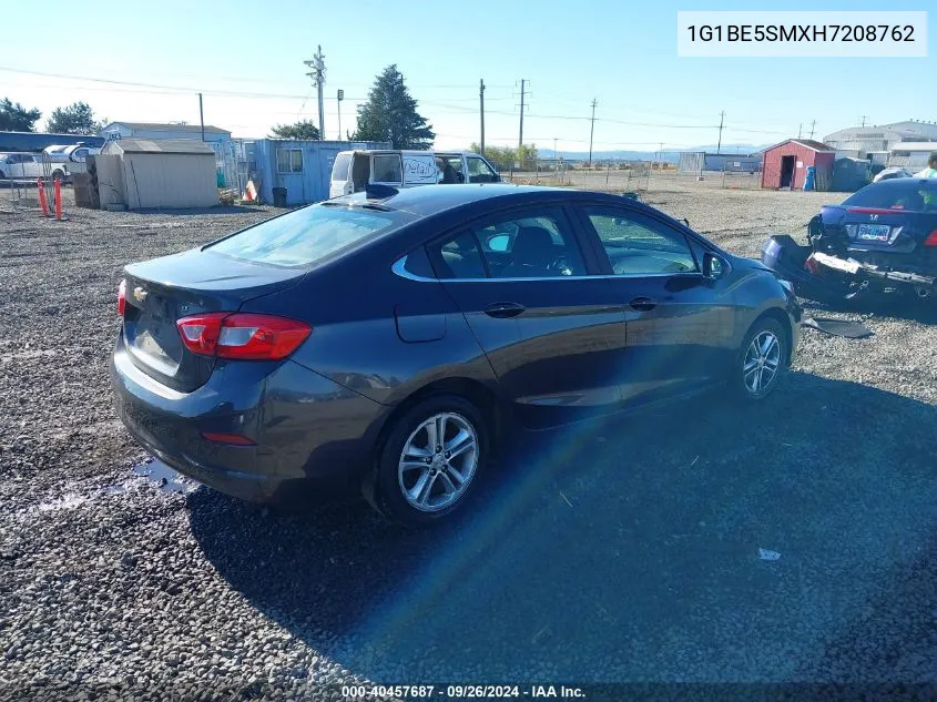 2017 Chevrolet Cruze Lt Auto VIN: 1G1BE5SMXH7208762 Lot: 40457687