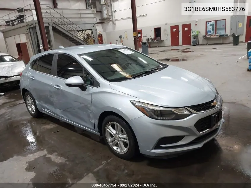 2017 Chevrolet Cruze Lt Auto VIN: 3G1BE6SM0HS583776 Lot: 40457754