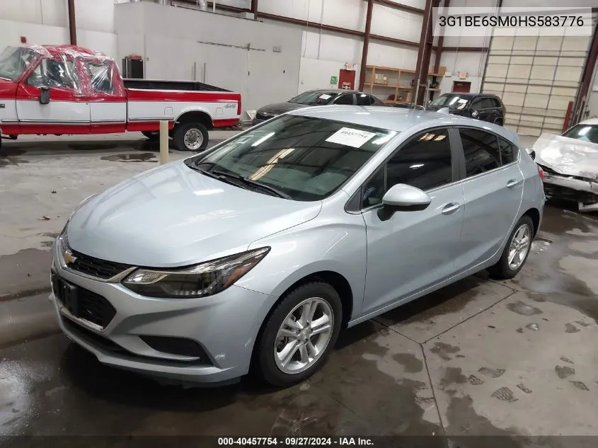 2017 Chevrolet Cruze Lt Auto VIN: 3G1BE6SM0HS583776 Lot: 40457754