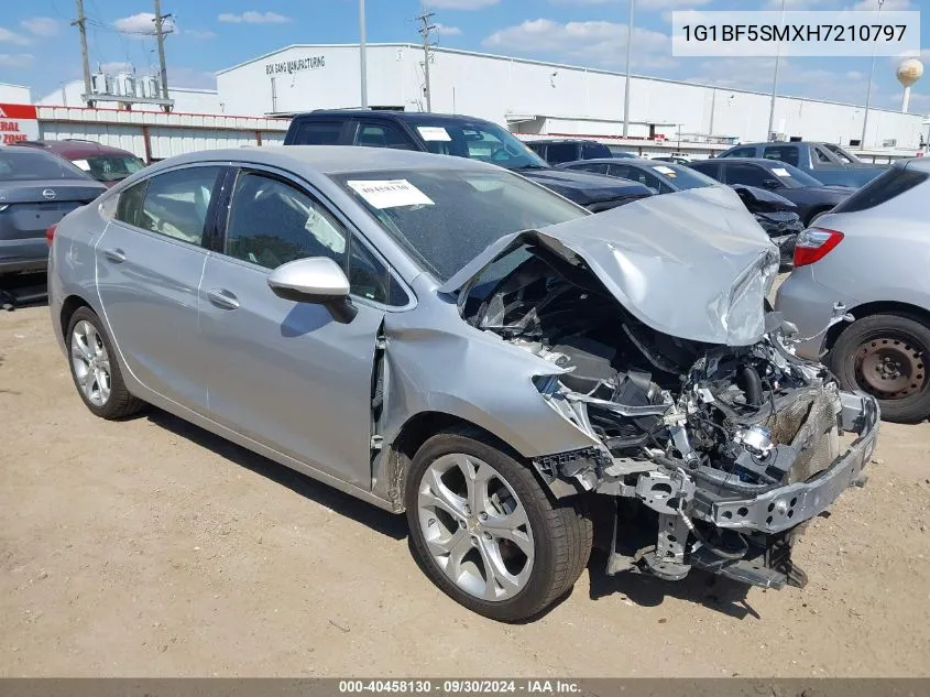 2017 Chevrolet Cruze Premier Auto VIN: 1G1BF5SMXH7210797 Lot: 40458130