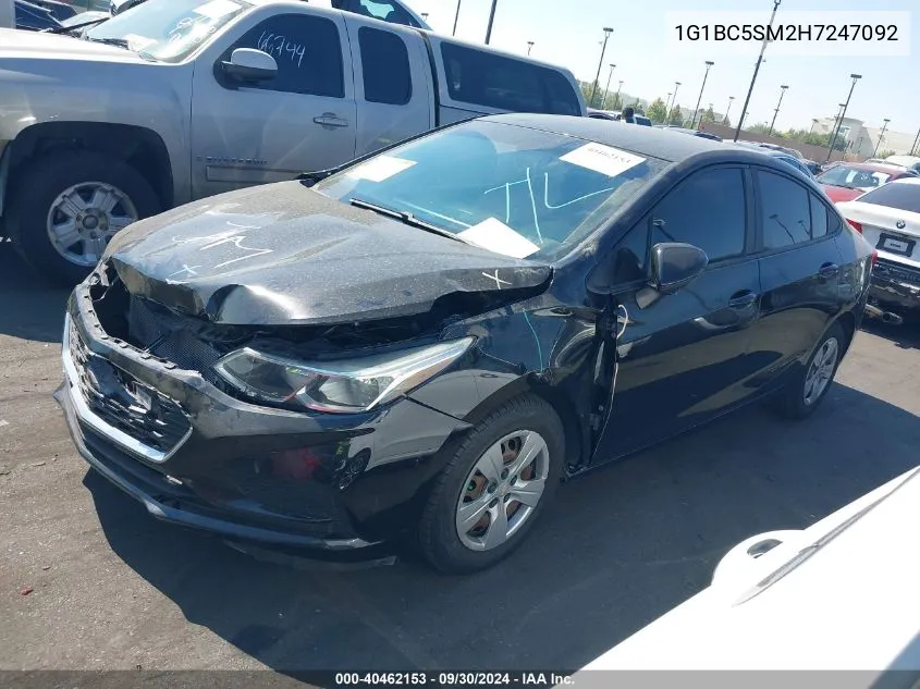 1G1BC5SM2H7247092 2017 Chevrolet Cruze Ls Auto