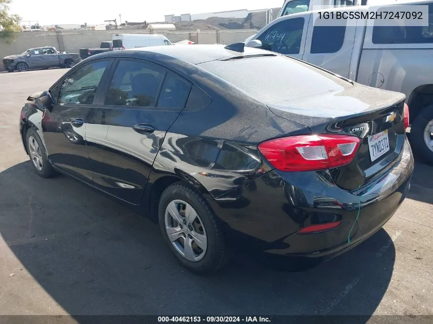 1G1BC5SM2H7247092 2017 Chevrolet Cruze Ls Auto