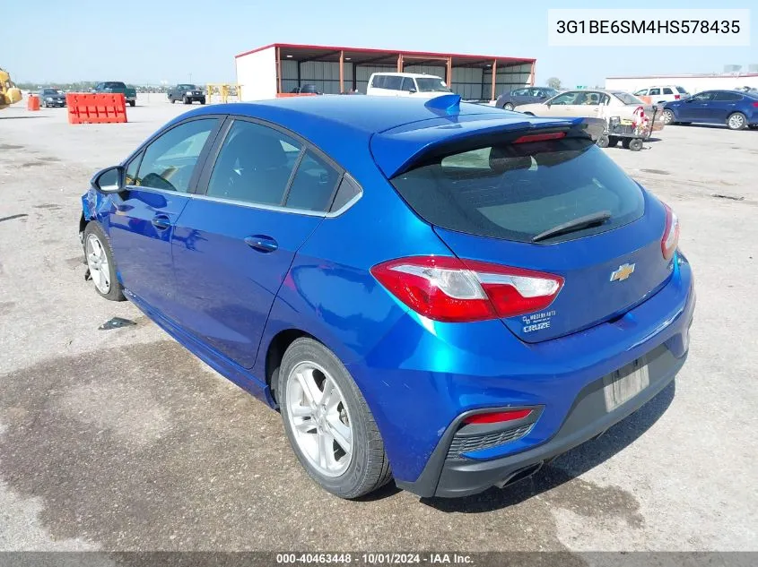 3G1BE6SM4HS578435 2017 Chevrolet Cruze Lt