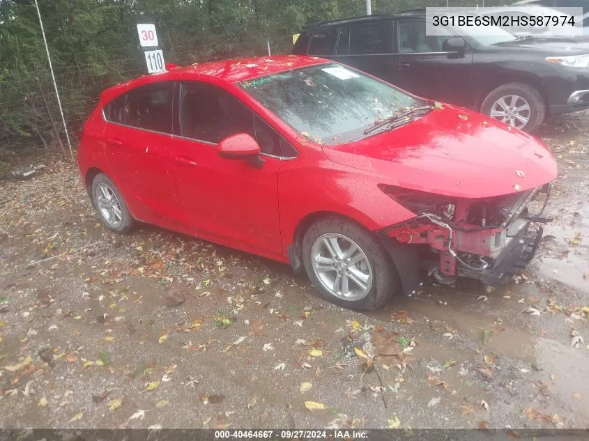 2017 Chevrolet Cruze Lt Auto VIN: 3G1BE6SM2HS587974 Lot: 40464667