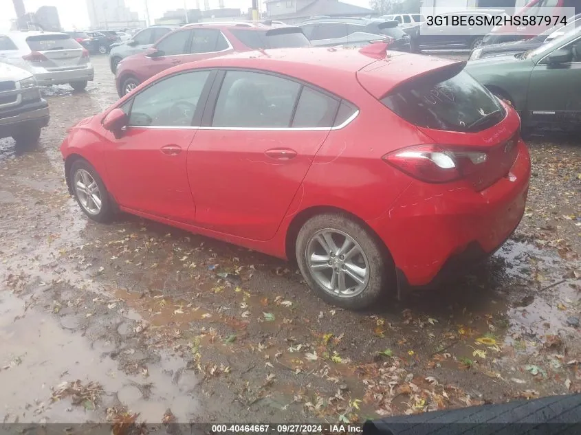 3G1BE6SM2HS587974 2017 Chevrolet Cruze Lt Auto