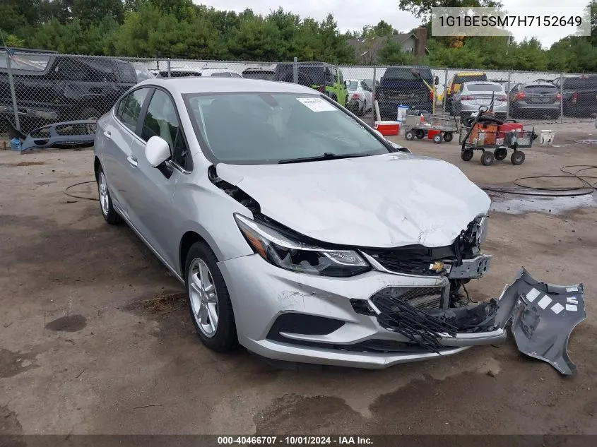 2017 Chevrolet Cruze Lt VIN: 1G1BE5SM7H7152649 Lot: 40466707