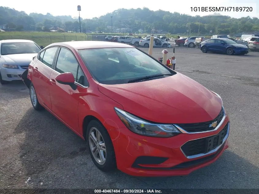 2017 Chevrolet Cruze Lt Auto VIN: 1G1BE5SM7H7189720 Lot: 40467484