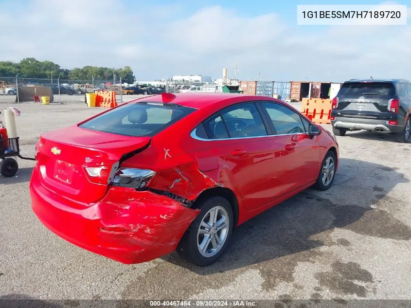 2017 Chevrolet Cruze Lt Auto VIN: 1G1BE5SM7H7189720 Lot: 40467484