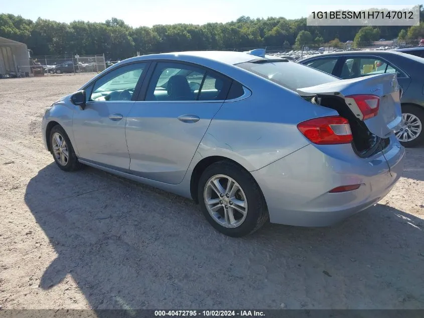 1G1BE5SM1H7147012 2017 Chevrolet Cruze Lt Auto