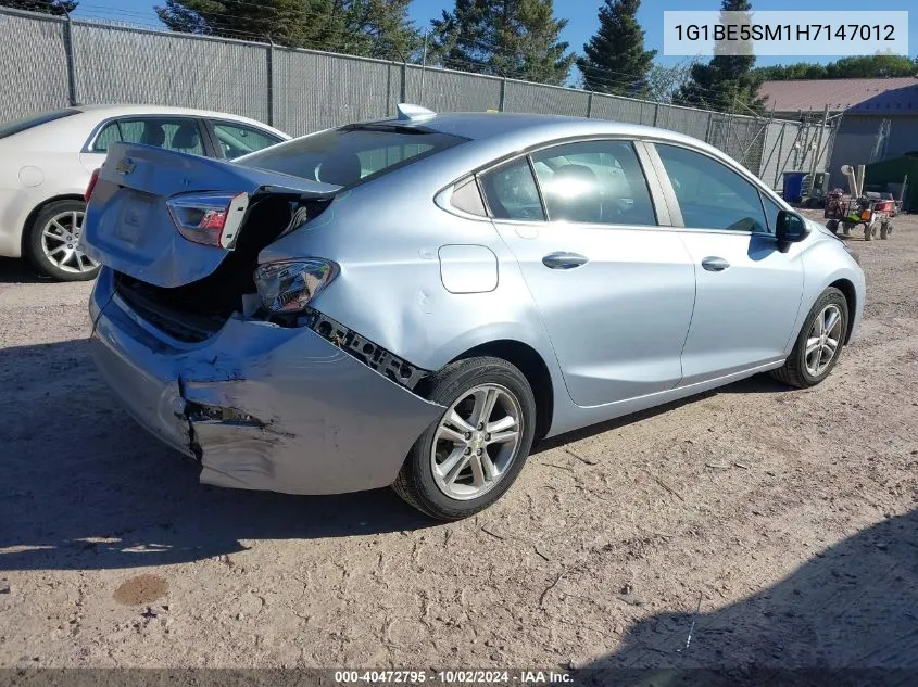 2017 Chevrolet Cruze Lt Auto VIN: 1G1BE5SM1H7147012 Lot: 40472795