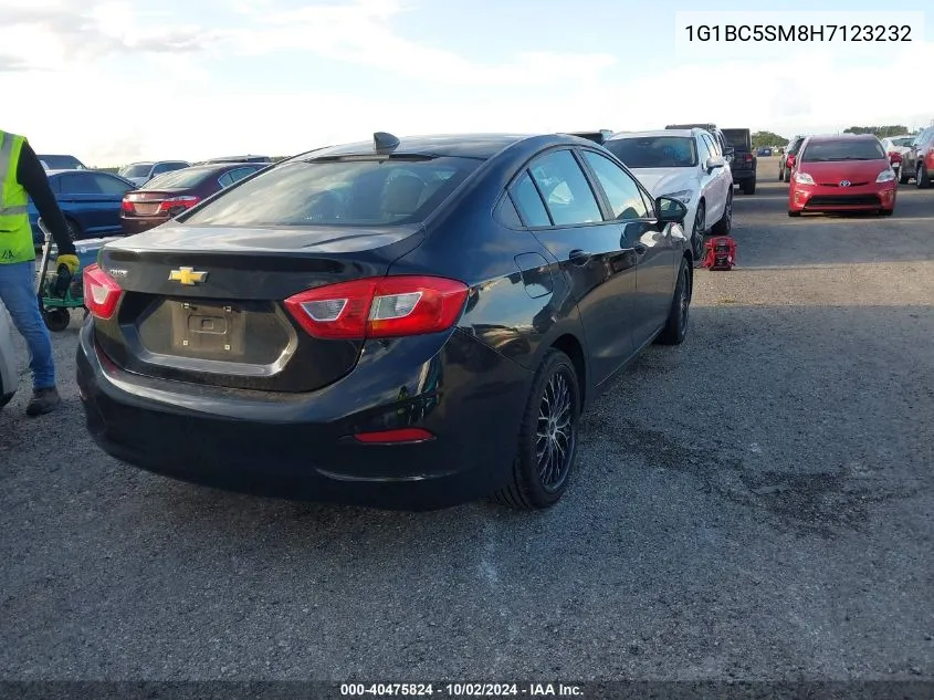 1G1BC5SM8H7123232 2017 Chevrolet Cruze Ls Auto