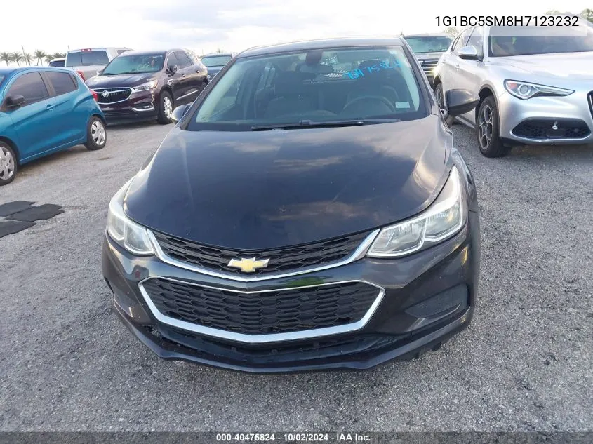 2017 Chevrolet Cruze Ls Auto VIN: 1G1BC5SM8H7123232 Lot: 40475824