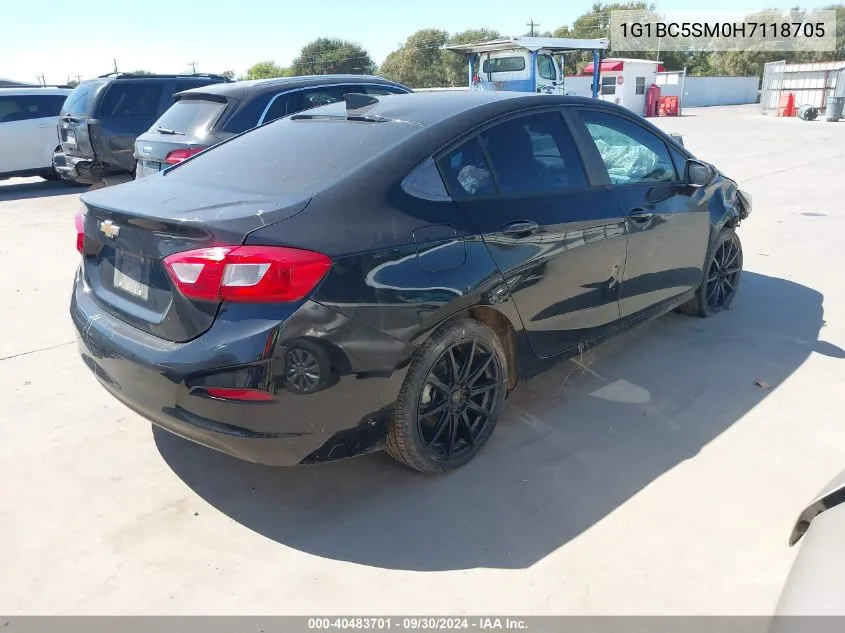 2017 Chevrolet Cruze Ls Auto VIN: 1G1BC5SM0H7118705 Lot: 40483701