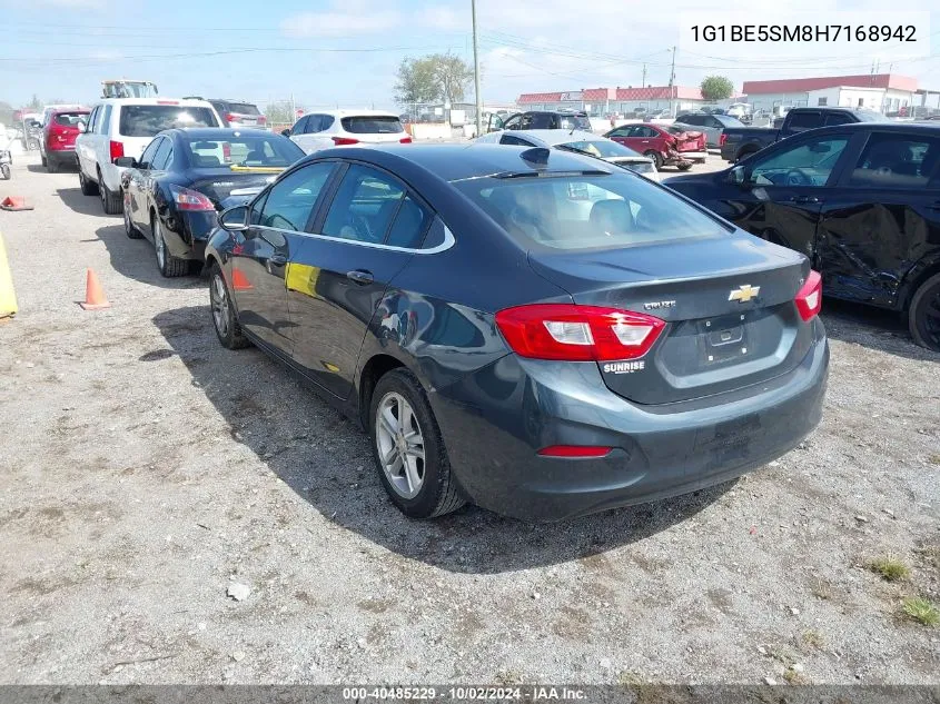 2017 Chevrolet Cruze Lt Auto VIN: 1G1BE5SM8H7168942 Lot: 40485229