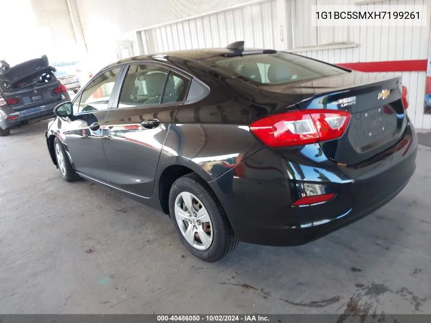 1G1BC5SMXH7199261 2017 Chevrolet Cruze Ls Auto