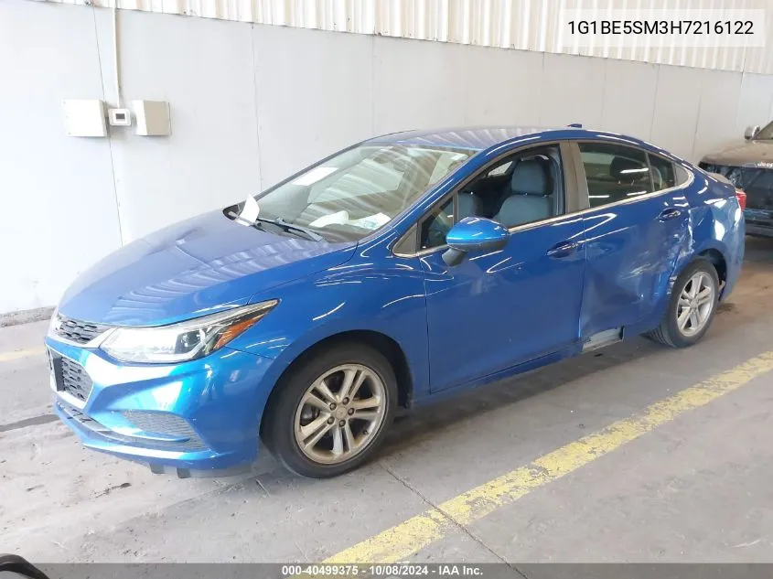 1G1BE5SM3H7216122 2017 Chevrolet Cruze Lt Auto