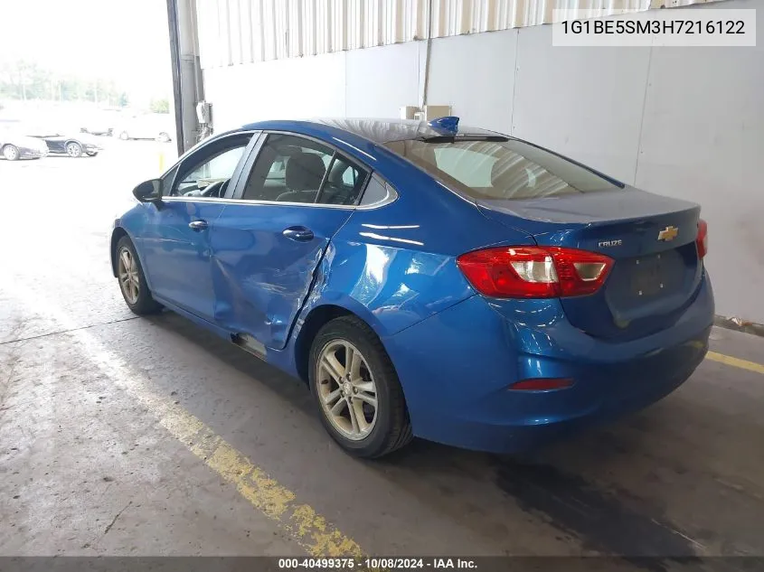 2017 Chevrolet Cruze Lt Auto VIN: 1G1BE5SM3H7216122 Lot: 40499375